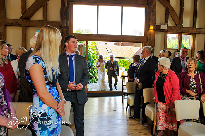 Wedding Photography at The Barn at Roundhurst by Barry Page