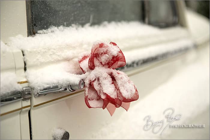 bentley in snow